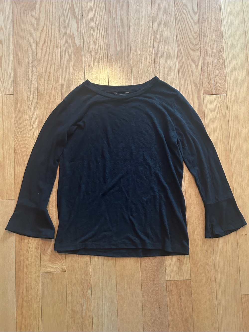 Banana Republic Black Women’s Bell-Sleeve Top